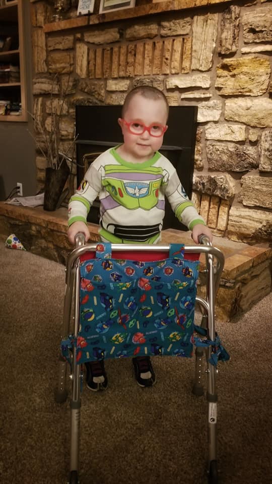 Xavier-Bringhurst-with-walker-hydrocephaluls-August-2019
