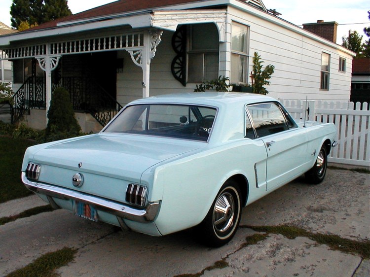 65 mustang rear